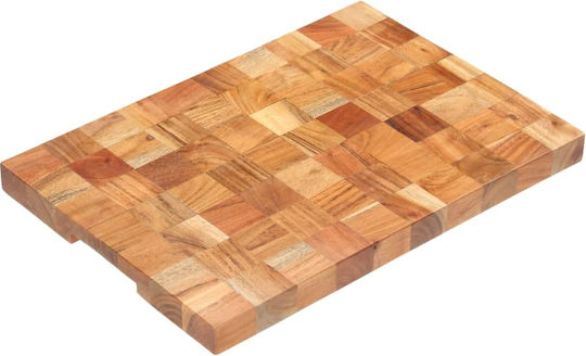 vidaXL Επιφάνεια Κοπής Ξύλινη Καφέ 50x34cm