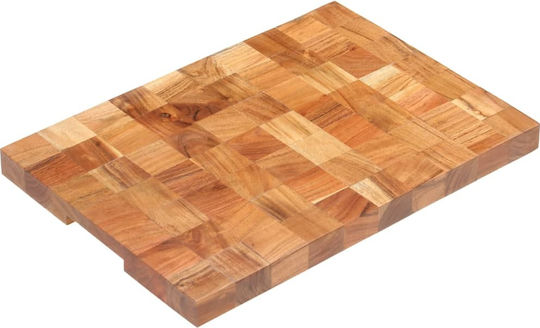 vidaXL Επιφάνεια Κοπής Ξύλινη Καφέ 50x34cm