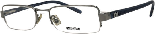 Miu Miu Γυναικείος Μεταλλικός Σκελετός Ασημί MU 60DV 5AV1O1