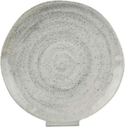 Marva Galassia Plate Desert Ceramic Gray with Diameter 20cm