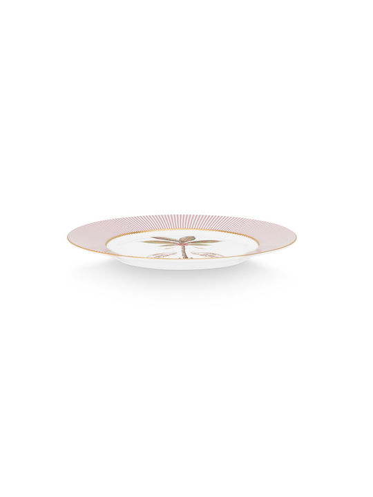 PiP Studio La Majorelle Teller Wüste aus Porzellan Rosa mit Durchmesser 21cm