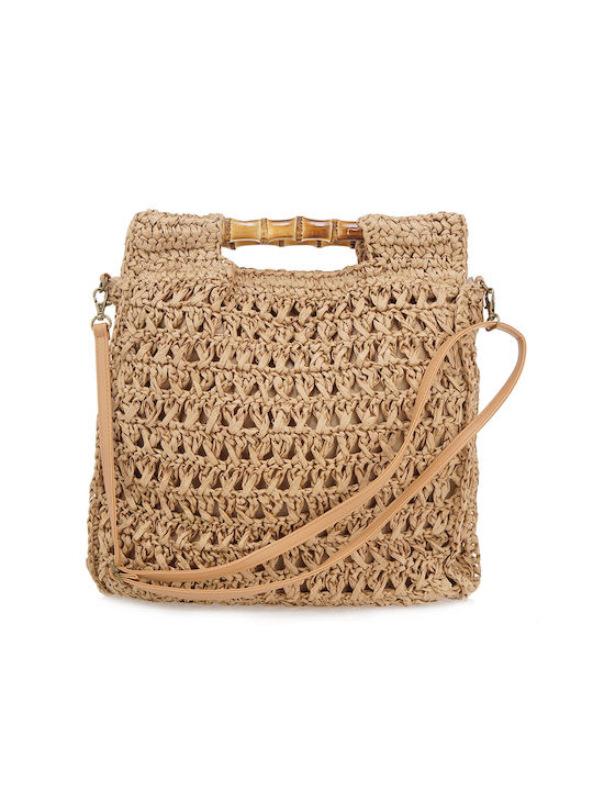 Exe Damen Tasche Hand Beige