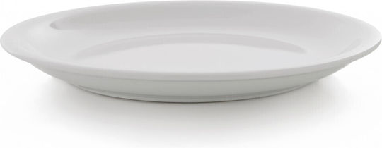 GTSA Teller Wüste aus Porzellan Weiß mit Durchmesser 16.5cm