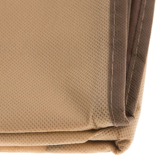 Stoff Aufbewahrungshülle für Kleidung in Beige Farbe 40x60x40cm 1Stück