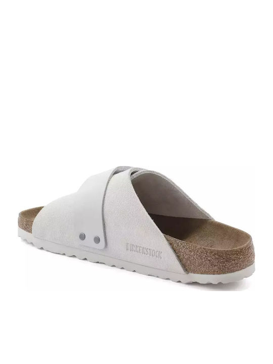 Kyoto Sandale Casual Damă Anatomici Albe Fit Îngustă