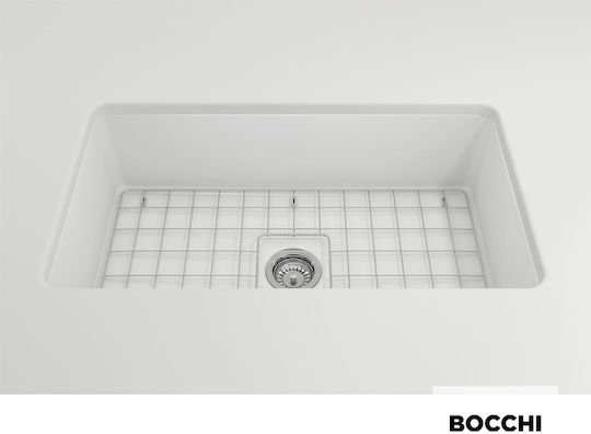 Bocchi 1362 118-1362-301 Поддръжка Мивка Порцеланов Ш81xД48см Бял