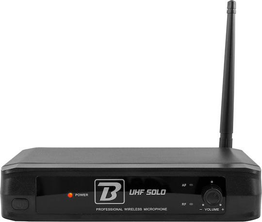 BoomToneDj Ενισχυτής Karaoke με Ασύρματο Μικρόφωνο UHFSOLO F2 Μαύρος