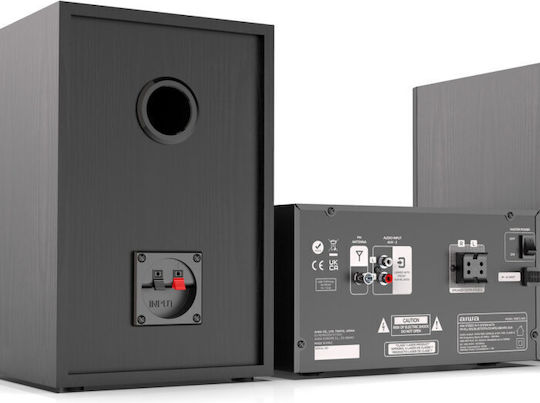 Aiwa Ηχοσύστημα 5.0 MSBTU-600 100W με CD Player και Bluetooth Μαύρο