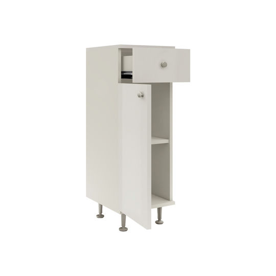 Zaria Cabinet de baie L30xA35xÎ85cm Alb