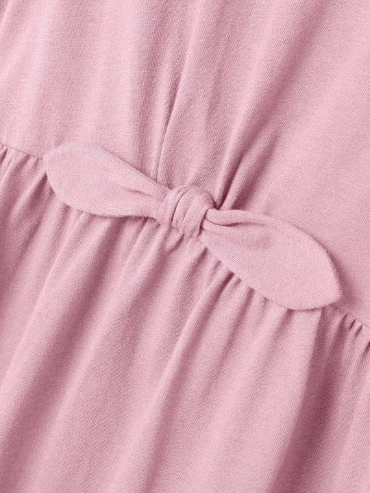 Детска Рокля Без ръкави Обикновени Pink