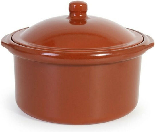 Soler Hispania Rotund Vas de Gătit Rezistent la Căldură Ceramică cu Capac 28x28cm 1buc