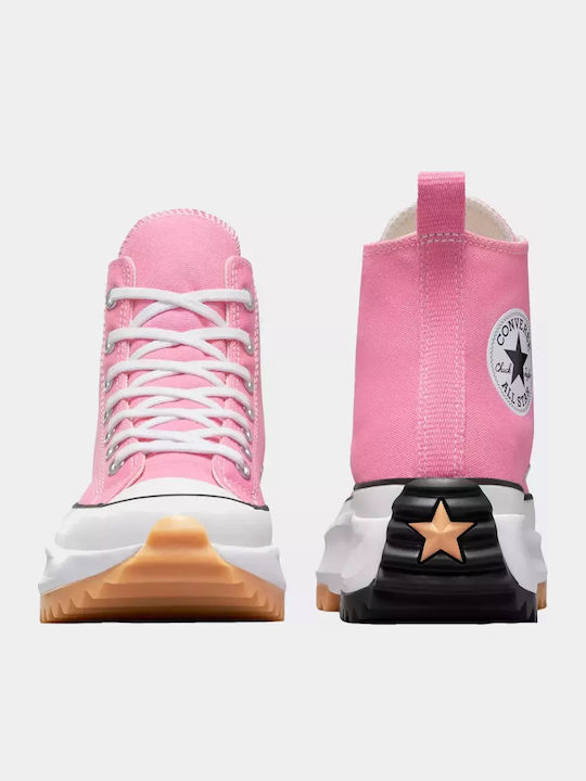 Run Star Hike Platform Γυναικεία Μποτάκια Ροζ