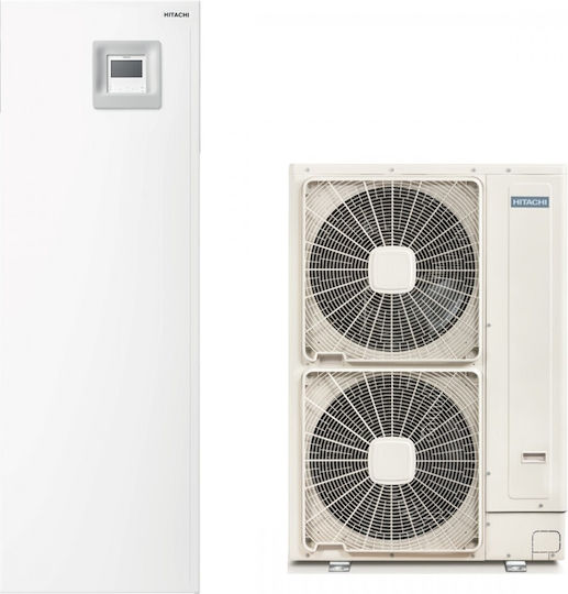 Hitachi Wärmepumpe 10.4kW Einphasig 60°C Teilen