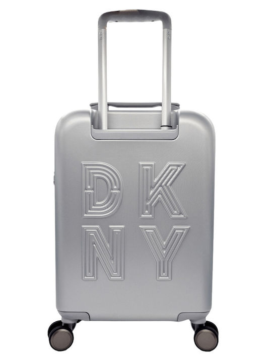 DKNY Großer Koffer Silber