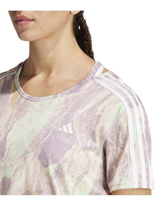 Performance Γυναικείο Αθλητικό T-shirt Πολύχρωμο