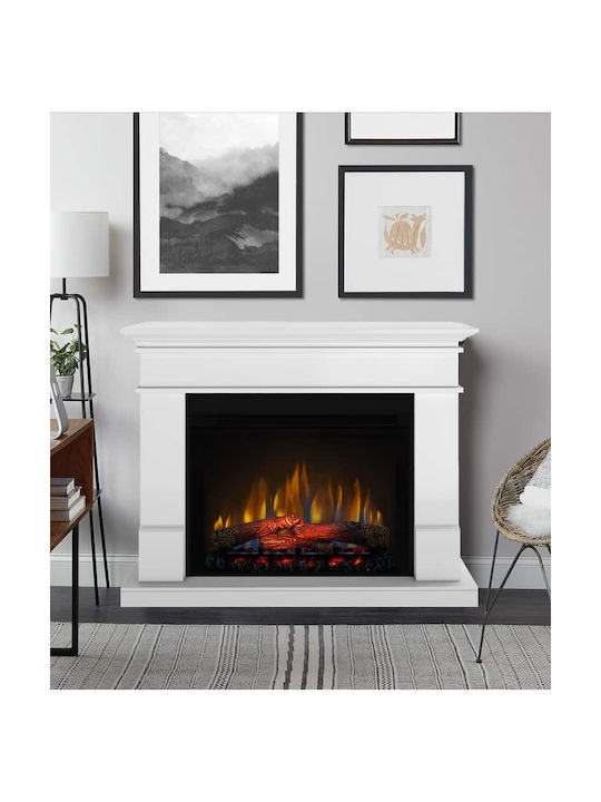 Dimplex Lisabona De podea Șemineu electric 2000W 110x95cm Alb