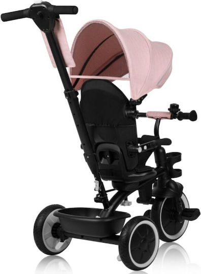 Lionelo Berry Convertible with Parental Handle for 9 Months Pink Rose