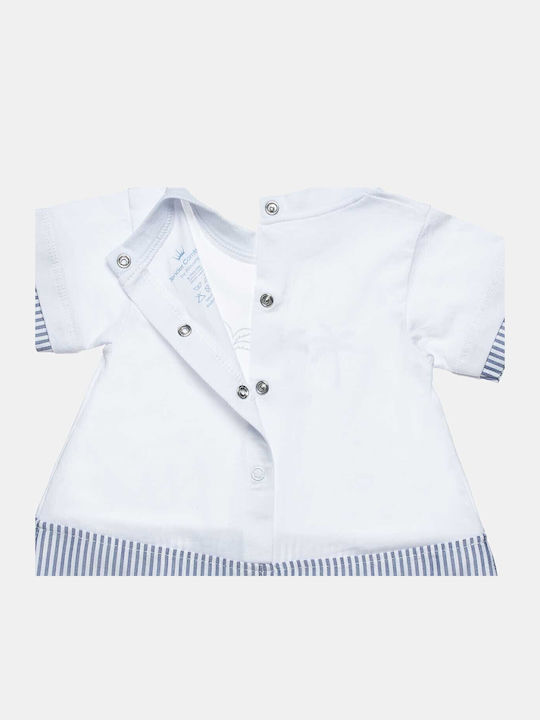 Alouette Tender Comforts Baby Bodysuit Short-Sleeved White