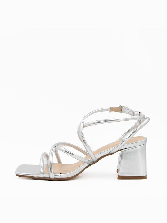 Kalliope Damen Sandalen in Silber Farbe