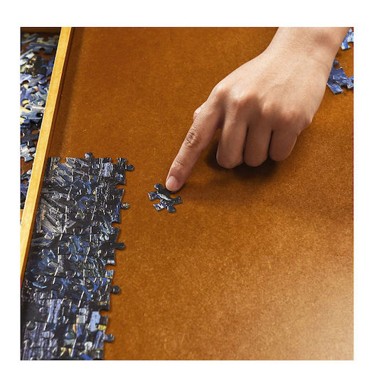 Masă de Puzzle din Lemn 1500 Piese 4 Sertare 80 X 65 X 7 Cm
