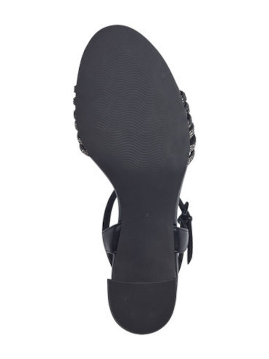 Leder Sandalen Schwarz