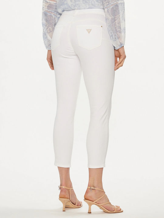 Guess Women's Fabric Trousers White