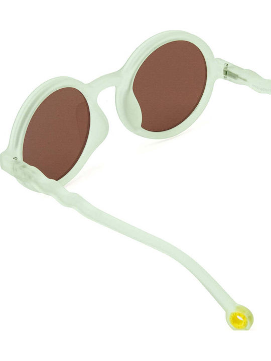 Olivio & Co Στρογγυλά Παιδικά Γυαλιά Ηλίου με Polarized Φακό Πράσινα για 5-12 Ετών