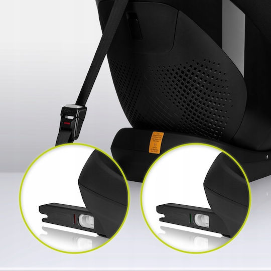 Lionelo Lavender Детско Столче за Кола i-Размер с Isofix Черен въглерод