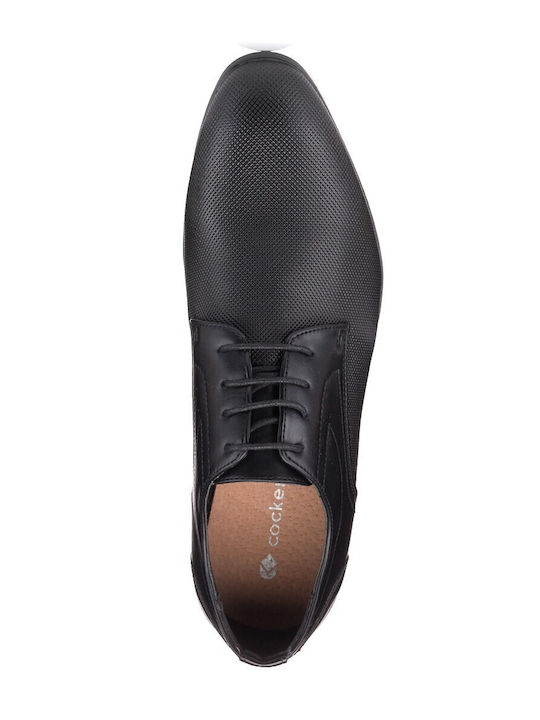 Leder Herren Freizeitschuhe Schwarz