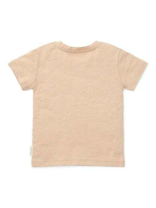 Little Dutch Kids Blouse Short Sleeve Beige