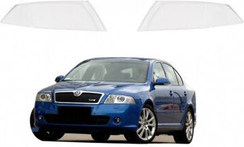 Skoda Κρύσταλλο Φαναριού για Skoda Octavia 2τμχ