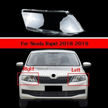 Skoda Cristal pentru faruri pentru Skoda Rapid 2buc