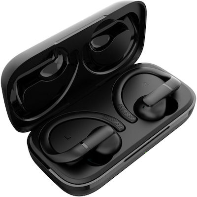 Daewoo DW2003 In-ear Bluetooth Handsfree Căști cu Rezistență la Transpirație și Carcasă de Încărcare Negrα