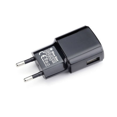 Blue Star Încărcător cu Port USB-A și Cablu USB-C Negruς (5901737373311)