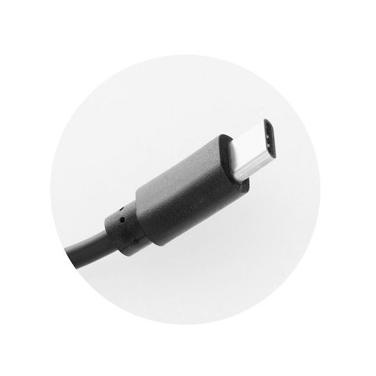 Blue Star Φορτιστής με Θύρα USB-A και Καλώδιο USB-C Μαύρος (5901737373311)