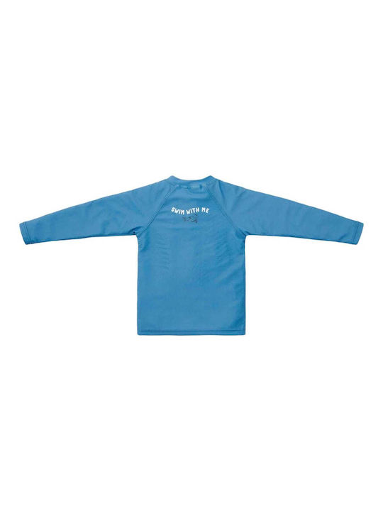 Little Dutch Kids Swimwear UV Long Sleeve Shirt Blue Whale