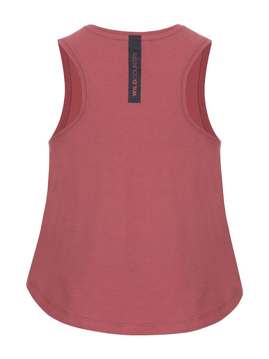 Wild Country Damen Sportliches Bluse Ärmellos Rosa