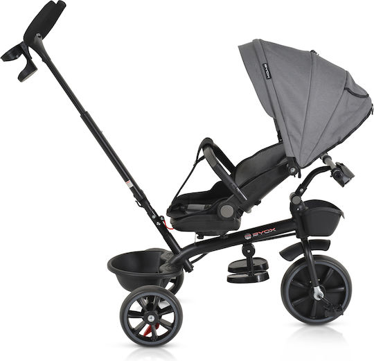 Byox Summer Convertible with Parental Handle for 12 Months Gray