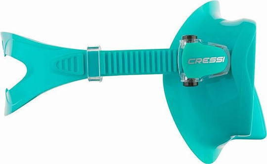 CressiSub F1 Mască De Scufundare Din Silicon Turcoaz