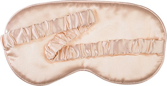 Satin Beige Sleep Mask