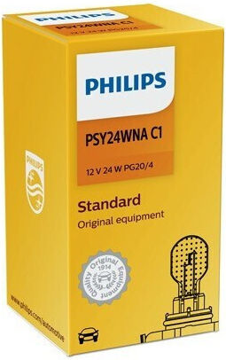 Philips Λάμπα Αυτοκινήτου Vision PSY24W Κίτρινο 12V