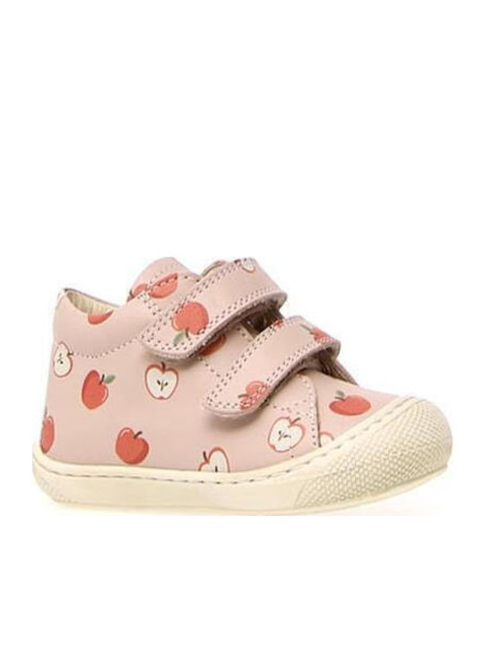 Kids Sneakers High Anatomic with Scratch Pink