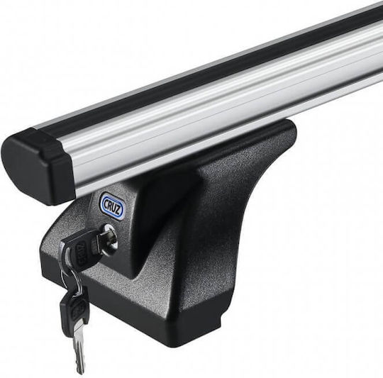 Μπάρα Οροφής Αλουμινίου Cruz 924-085 Alu Cargo Af1-128cm Ασημί 1 Τεμάχιο