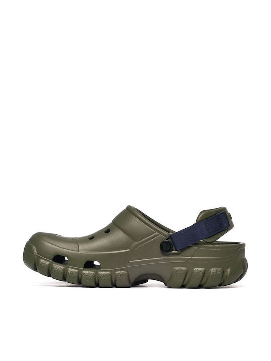 Crocs Clog Ανδρικά Σαμπό Πράσινα