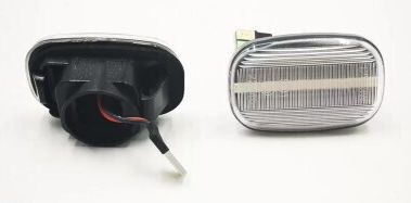 Set of 2 Sequential Dynamic Indication Led Transparent Glass Lexus Gs Rx