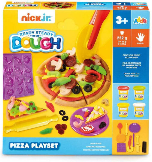 Addo Nick Jr Spielteig Set Ready Steady Dough Pizza