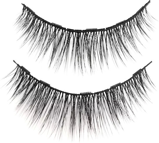 Set 5 Pairs Magnetic Eyelashes Ubx Tweezers Eyeliner Plastic Waterproof Black