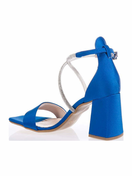 Beatris B1680 Blue Sandals Strass