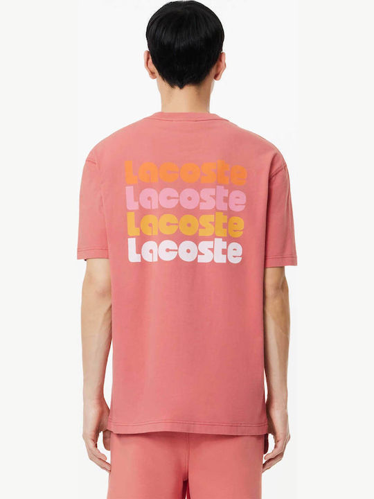 Lacoste T-shirt Κοραλί