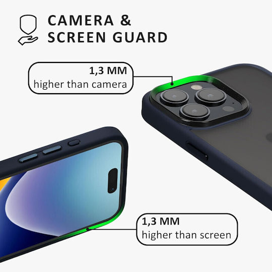 Kalibri Back Cover Πλαστικό / Σιλικόνης Μπλε (iPhone 15 Pro Max)